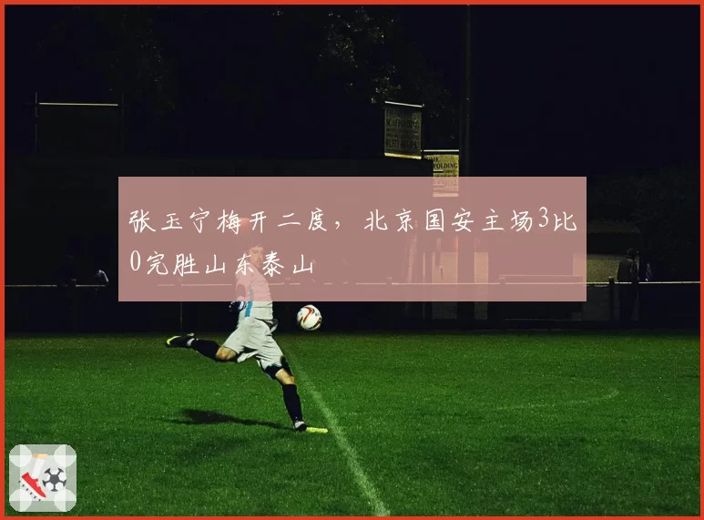 张玉宁梅开二度，北京国安主场3比0完胜山东泰山